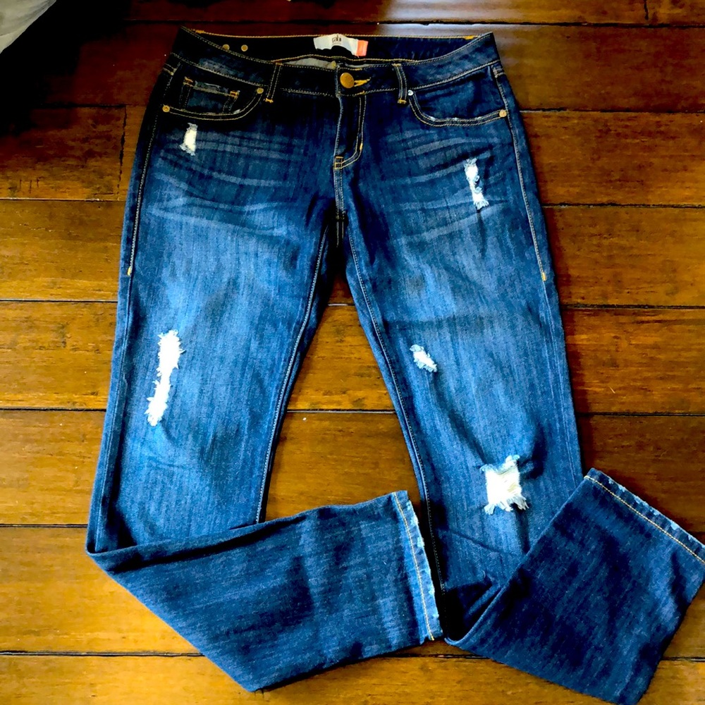 Cami Skim Boyfriend Jeans